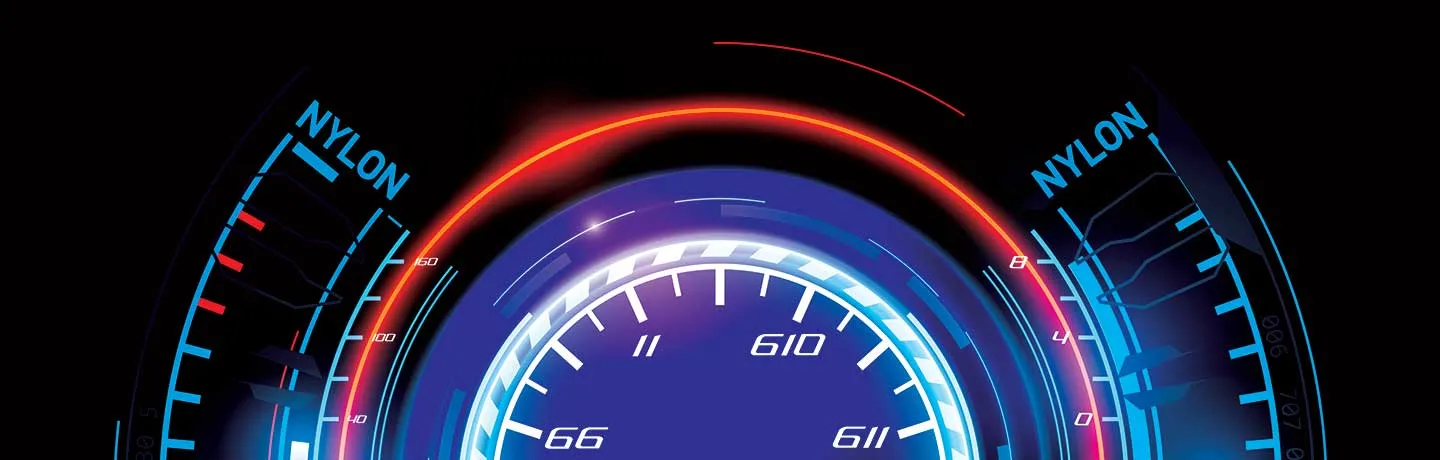 Abstract car speedometer